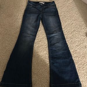 cello extra stretch flared jeans